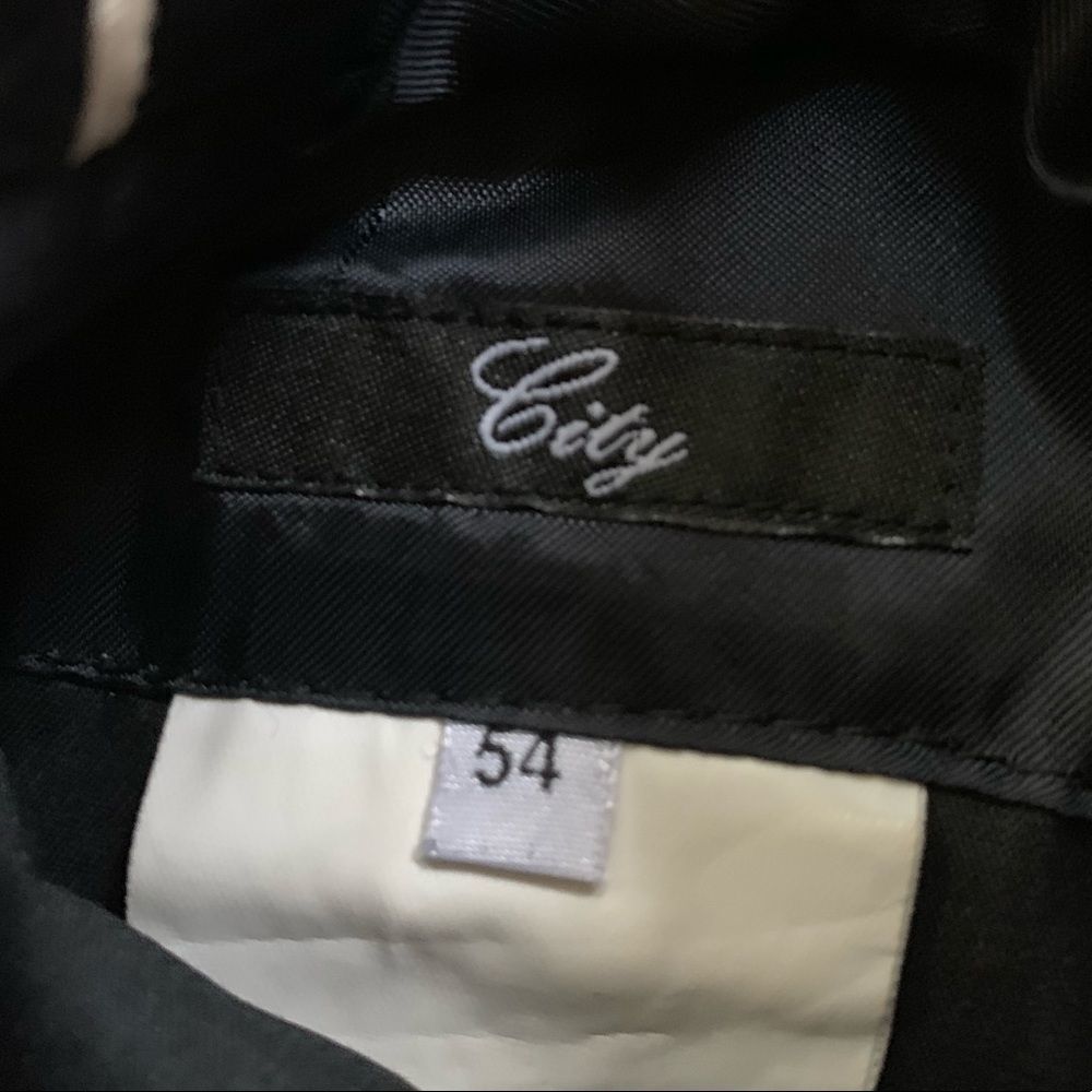 Versace Collection 2-Button Navy Herringbone 44 - image 6